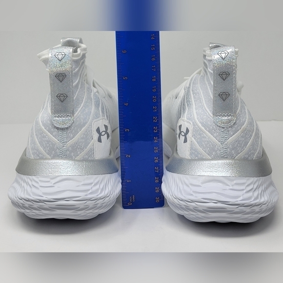 Under Armour Men\'s Size 12.5 UA FUTR X White ELITE Platinum Shoes 3028021100 New main image 6
